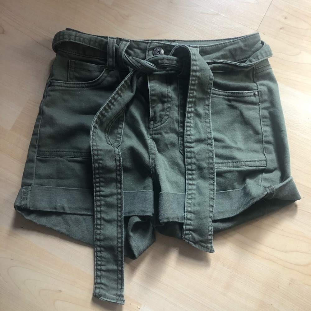 High Rise Jean Shorts